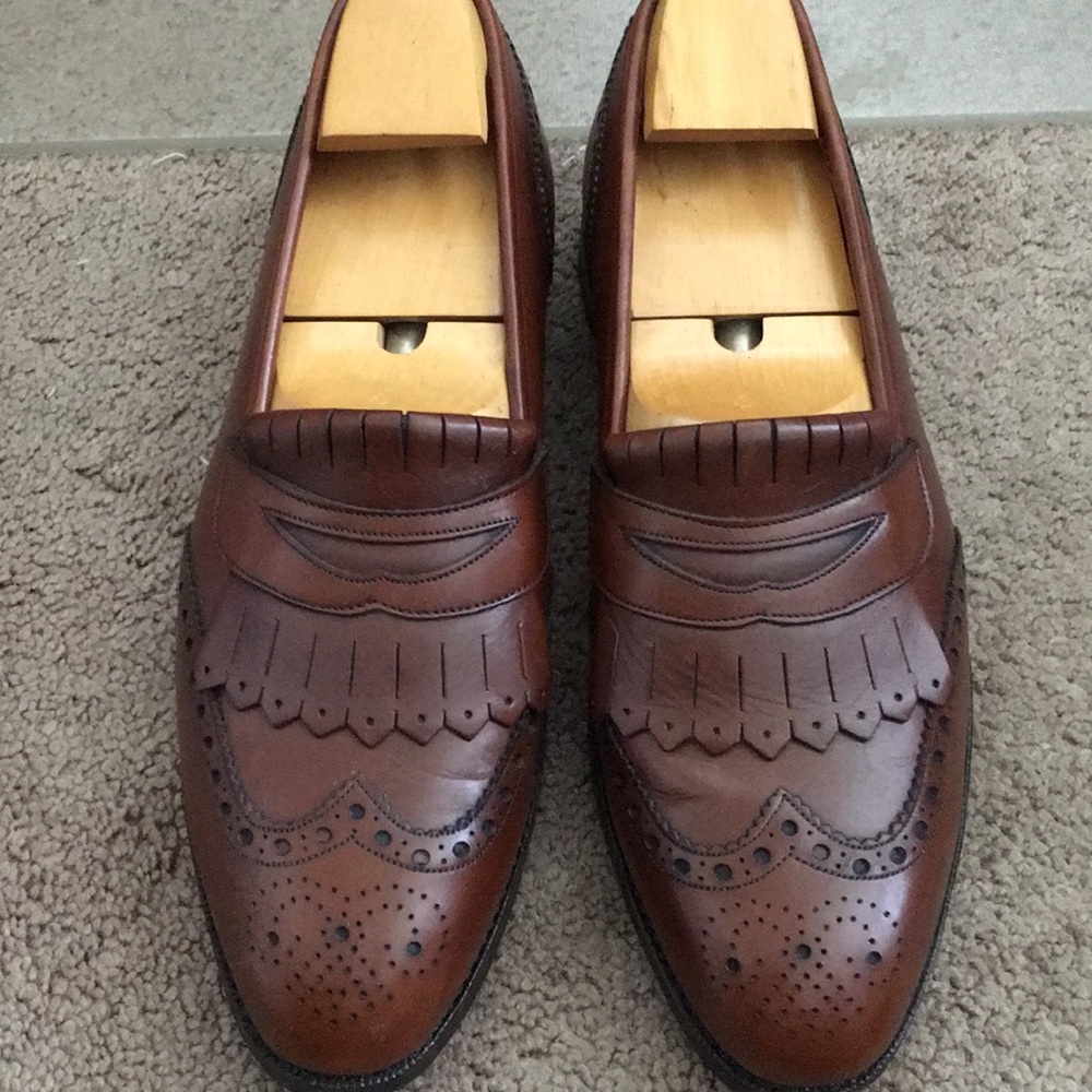 Men’s Johnson and Murphy slip on size 10
